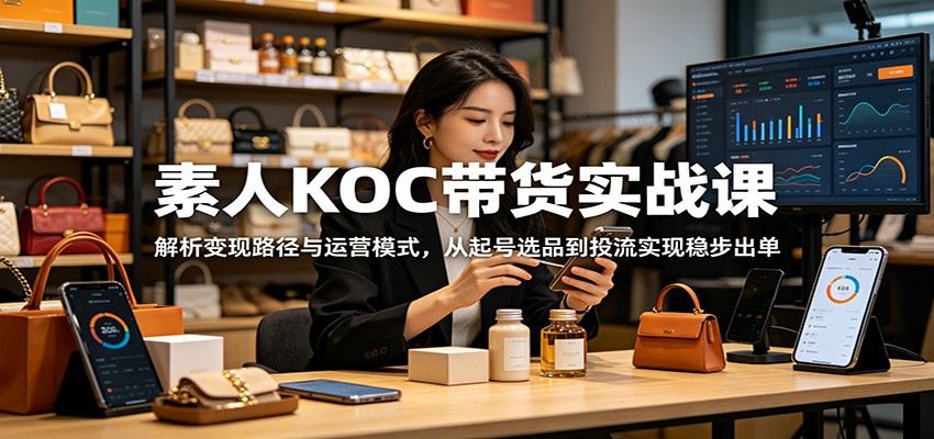 ����KOC����ʵս�Σ���������·������Ӫģʽ�������ѡƷ��Ͷ��ʵ���Ȳ���