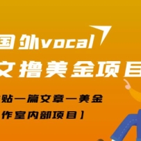 ���¹���vocal����ߣ������Ŀ������ճ��һƪ����һ���𡾹������ڲ���Ŀ��