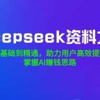 Deepseek���ϴ�ȫ���ӻ�������ͨ�������û���Ч���ʣ�����AI׬Ǯ˼·