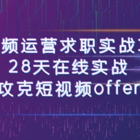 ����Ƶ��-Ӫ��ְʵս��Ŀ��28������ʵս�����˶���Ƶoffer��46�ڿΣ�