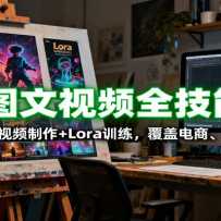 AIͼ����Ƶȫ���ܿΣ���ͼ/��ͼ/��Ƶ����+Loraѵ�������ǵ��� ����ƶೡ��