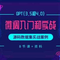 chatGPT(3.5��4.0)΢�����ź�ʵս��Դ�����ݼ�ʵս������8�ڿ�+���ϣ�