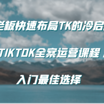 �羳�ϰ���ٲ���TK��������ϵͳ�� TIKTOKȫ����Ӫ�γ� С���������ѡ��