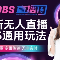 ��������ֱ������OBS������淨�����ȥ�أ���ά���䣬�޷�ʵʱ