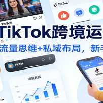 2025TikTok�羳��Ӫ�Σ��˺�ע��+����˼ά+˽�򲼾֣��������ָ��