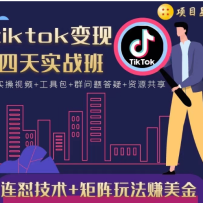 tiktok��������ʵս�࣬��������+�����淨׬���𣡼�ֵ998Ԫ