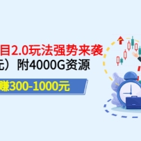 ʵ����׬300-1000Ԫ��2022�׽���Ŀ2.0�淨ǿ����Ϯ����ֵ699����4000G��Դ