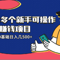 20������ֿɲ����ĸ�ҵ׬Ǯ��Ŀ��ҵ��ʱ��0�������뼸500+ʵ�ٷ���