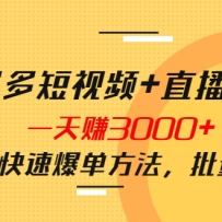ƴ������Ƶ+ֱ��������һ��׬3000+���ҿ��ٱ����������������