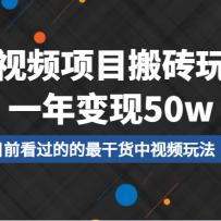 ����Ƶ��Ŀ��ש�淨��һ�����50w��Ŀǰ�����ĵ���ɻ�����Ƶ�淨