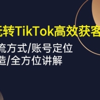 ��ó������תTikTok��Ч��ͣ�����������ʽ/�˺Ŷ�λ/�������/ȫ��λ����